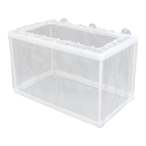 Fischzüchterbox - sichere Zuchttank Aquarium Hatchers Mesh Box | Juvenile Fish Trennung Netz zum Brandschutz | Fishh Fry Brateny mit Saugnäpfeln | Aquarium -Inkubator für die Zucht von Generisch