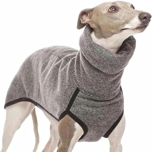 | Fleece-Windhundmantel für große Hunde | Hundebekleidung | Warmer Pullover für italienische Windhunde | Winter-Rollkragenshirt aus Stretch-Peitsche für kleine, Sportklamotten für Haustiere (F, XXXL) von Generisch
