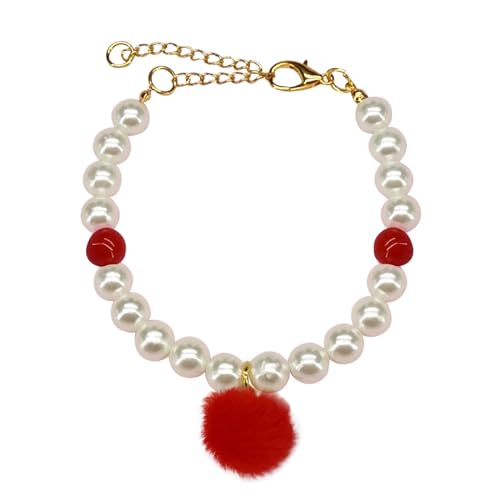Fliege Haustier-Halsband, Haustier-Perlenkette, Katze, Hund, Perlenhalsband, Haustier-Anhänger Flohhalsband Katze (G, M) von Generisch