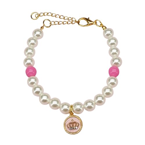 Fliege Haustier-Halsband, Haustier-Perlenkette, Katze, Hund, Perlenhalsband, Haustier-Anhänger Flohhalsband Katze (J, M) von Generisch