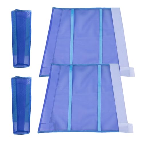 Fliegengamaschen für, 4er-Set,Gamaschen für, 4er-Set,4 Stück Pferdegamaschen wiederverwendbar - Fliegenstiefel, Fliegenstiefel für, minimiert die Ermüdung der Beine und reduziert von Generisch