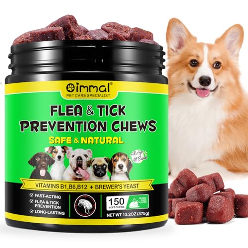 Floh-Zecken-Prävention Kauen für Hunde, 150pc Hund Floh-Zecken-Kontroll-Supplement, orale Floh Soft Pillen für Hunde zur Behandlung für kleine, mittlere, große Hunde Floh-Zecken-Prävention Kauen für Hunde, 150pc Hund Floh-Zecken-Kontroll-Supplement, orale Floh Soft Pillen für Hunde zur Behandlung für kleine, mittlere, große Hunde von Generisch