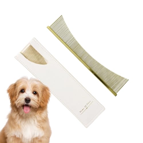Flohkamm Für Hunde | Hundepflegekamm Zur Haarpflege - Für Langhaarige Rassen Tägliche Fellpflege Bad Nach Dem Bad Senioren Und Welpen Flohkamm Für Hunde | Hundepflegekamm Zur Haarpflege - Für Langhaarige Rassen Tägliche Fellpflege Bad Nach Dem Bad Senioren Und Welpen von Generisch