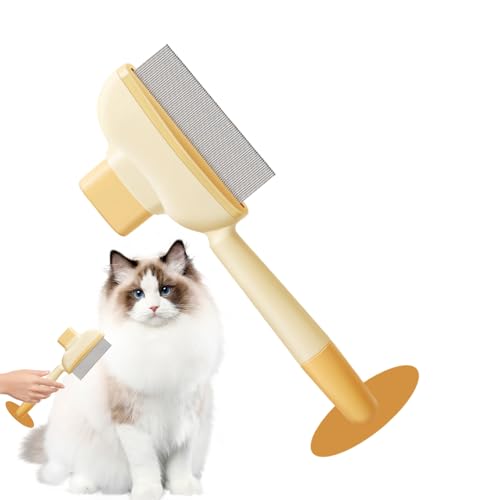 Flohkamm für Hunde, Flohkamm für Katzen,Kätzchen Pflegekamm - Katzenpinsel Selbstverpackung für Kätzchen Haare Demating, professionelle Welpenpflegewerkzeuge von Generisch