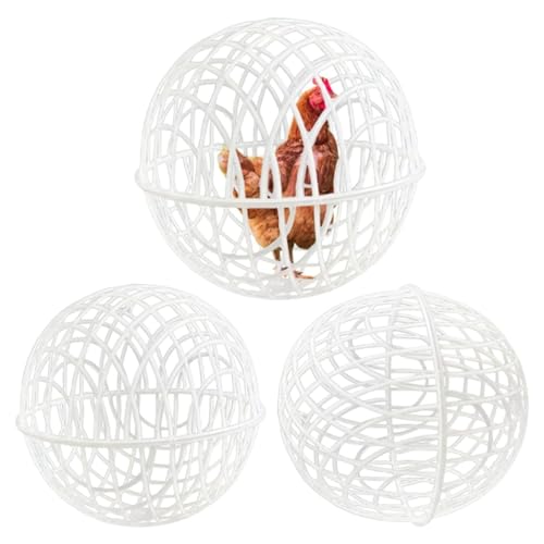 Freilaufgehege, Outdoor-Gehege, Abnehmbarer Kugelförmiger Sicherheitskäfig Für Haustiere, Beweglicher Hühnerkäfig, Kugelförmiger Hühner-Hamster-Ballkäfig, 20/30/40cm, 3 Stück Freilaufgehege, Outdoor-Gehege, Abnehmbarer Kugelförmiger Sicherheitskäfig Für Haustiere, Beweglicher Hühnerkäfig, Kugelförmiger Hühner-Hamster-Ballkäfig, 20/30/40cm, 3 Stück von Generisch