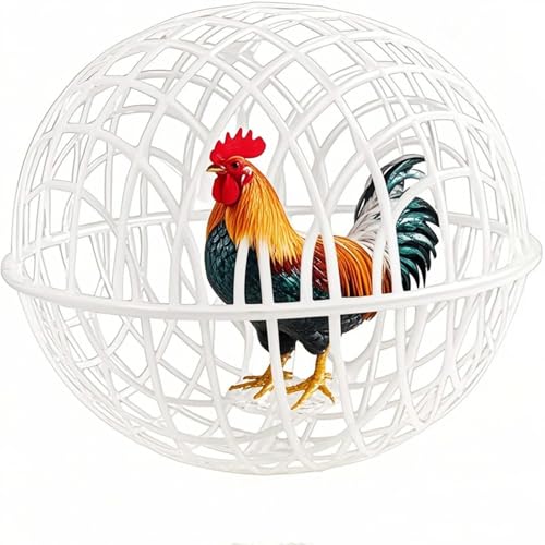 Freilaufgehege, Outdoor-Gehege, Huhn Rolling Ball Cage, Abnehmbarer Kugelförmiger Sicherheitskäfig Für Haustiere, Beweglicher Hühnerkäfig, Kugelförmiger Hühner-Hamster-Ballkäfig (AB, 20cm(7.87in)) Freilaufgehege, Outdoor-Gehege, Huhn Rolling Ball Cage, Abnehmbarer Kugelförmiger Sicherheitskäfig Für Haustiere, Beweglicher Hühnerkäfig, Kugelförmiger Hühner-Hamster-Ballkäfig (AB, 20cm(7.87in)) von Generisch