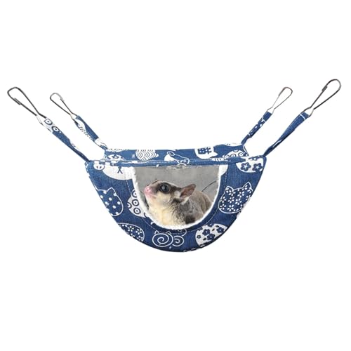 Frettchen-Hängematte für Käfig | Warme Meerschweinchen-Hängematte zum Spielen und Ausruhen von Haustieren,Haustierhängematte für Chinchillas, Frettchen, Kaninchen, Meerschweinchen und andere kleine Ha von Generisch