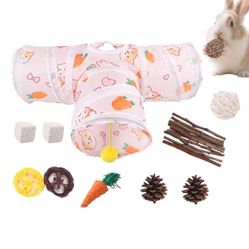 Frettchen Röhren,Hamsterkäfig Röhren - Gehege Zubehör Set Mit Interaktiven Bällen Für Graben Schlafen Verstecken Nisten Und Klettern Im Innenbereich Frettchen Röhren,Hamsterkäfig Röhren - Gehege Zubehör Set Mit Interaktiven Bällen Für Graben Schlafen Verstecken Nisten Und Klettern Im Innenbereich von Generisch