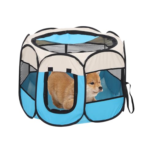 Für Katzen, halbgeschlossener mit Netz für Welpen und Haustiere für den Innenbereich, atmungsaktiv, für Garten, Balkon, , Reisen, Kaninchen, Igelschweinchen Für Katzen, halbgeschlossener mit Netz für Welpen und Haustiere für den Innenbereich, atmungsaktiv, für Garten, Balkon, , Reisen, Kaninchen, Igelschweinchen von Generisch