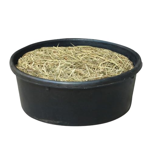 Futter Napf | 4L Gummi Pferdefutterautomat | Wassertränke Staubbad Behälter Für Freilandgehege Kleintiere Katze Ente Hühner Ziege Futter Napf | 4L Gummi Pferdefutterautomat | Wassertränke Staubbad Behälter Für Freilandgehege Kleintiere Katze Ente Hühner Ziege von Generisch