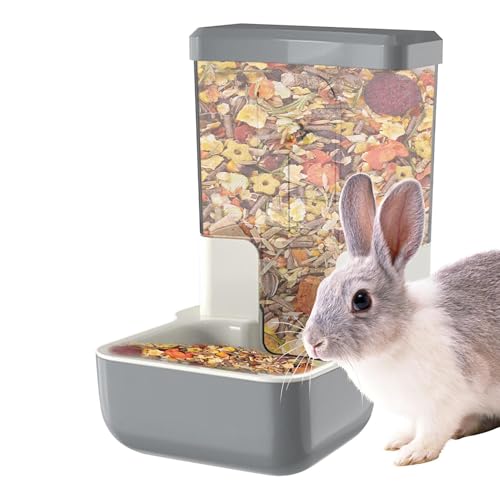 Futter- Und Wasserspender | Automatischer Futterautomat Mit Abnehmbarer Schale | Großer Futternapf Mit Stabiler Aufbewahrung Für Streifenhörnchen Chinchillas Igel Frettchen Futter- Und Wasserspender | Automatischer Futterautomat Mit Abnehmbarer Schale | Großer Futternapf Mit Stabiler Aufbewahrung Für Streifenhörnchen Chinchillas Igel Frettchen von Generisch