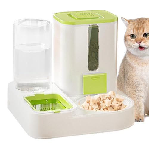 Futterautomaten für Katzen, Futterspender für Hunde, Multifunktionaler Futterspender für Haustiere mit großer Kapazität, Platzsparender Katzenfutterspender, wiederverwendbarer Wasserspender für Kätzch Futterautomaten für Katzen, Futterspender für Hunde, Multifunktionaler Futterspender für Haustiere mit großer Kapazität, Platzsparender Katzenfutterspender, wiederverwendbarer Wasserspender für Kätzch von Generisch
