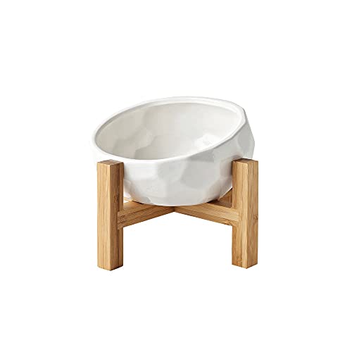 Futternäpfe aus Keramik, für Katzen und Hunde, schützt die Halswirbelsäule, Welpen, Wasserfutter, Futterspender mit erhöhtem Holzständer mit glatten und abgerundeten Kanten Futternäpfe aus Keramik, für Katzen und Hunde, schützt die Halswirbelsäule, Welpen, Wasserfutter, Futterspender mit erhöhtem Holzständer mit glatten und abgerundeten Kanten von Generisch