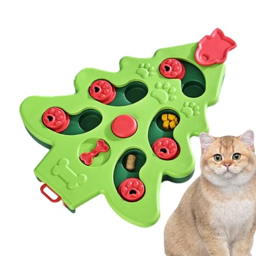 Futternapf für Hunde, Weihnachtsbaumform, interaktive Futternäpfe für Joghurt-Leckereien, Snacks Futternapf für Hunde, Weihnachtsbaumform, interaktive Futternäpfe für Joghurt-Leckereien, Snacks von Generisch