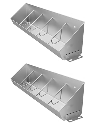 Futterschale aus verzinktem Stahl, kein Abfall, Design für effiziente Nutztierfütterung, langlebiger Outdoor-Trog für Pferde und Rinder Futterschale aus verzinktem Stahl, kein Abfall, Design für effiziente Nutztierfütterung, langlebiger Outdoor-Trog für Pferde und Rinder von Generisch
