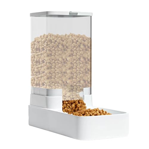 Futterspender Katze | Automatischer Katzenfutterautomat | Auto Wasserfutter-Haustierfutterautomat | Haustiere Trockenfutter, Futterspender für Katzen/Hunde, Schwerkraft-Futterspender Futterspender Katze | Automatischer Katzenfutterautomat | Auto Wasserfutter-Haustierfutterautomat | Haustiere Trockenfutter, Futterspender für Katzen/Hunde, Schwerkraft-Futterspender von Generisch