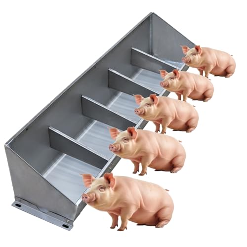 Futterspender aus Edelstahl, wasserdicht, strapazierfähig, für Schweine, Rinder, Ziegen, Pferde, drinnen und draußen, Landwirtschaft Futterspender aus Edelstahl, wasserdicht, strapazierfähig, für Schweine, Rinder, Ziegen, Pferde, drinnen und draußen, Landwirtschaft von Generisch