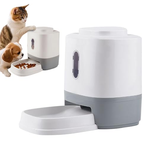 Futterspender für Hunde, 1,5 l Presse, automatischer Leckerli-Futterspender mit Napf | langsames Füttern, interaktives Haustierspielzeug für drinnen und draußen Futterspender für Hunde, 1,5 l Presse, automatischer Leckerli-Futterspender mit Napf | langsames Füttern, interaktives Haustierspielzeug für drinnen und draußen von Generisch