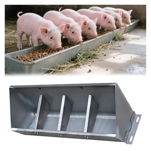 Futterspender für Vieh, getrenntes Design für effiziente Heufütterung, ideal für Schweine, Kälber und Schafe, mit abgeschrägter Öffnung für einfachen Zugang Futterspender für Vieh, getrenntes Design für effiziente Heufütterung, ideal für Schweine, Kälber und Schafe, mit abgeschrägter Öffnung für einfachen Zugang von Generisch
