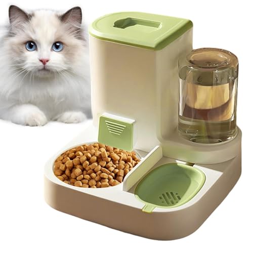 Futterspender und Tränke für Haustiere mit Schwerkraft – Futterstation und Tränke für Haustiere 2 in 1 | Automatisches Futter und Wassernapf Set für Katzen mit Schwerkraft Futterspender und Tränke für Haustiere mit Schwerkraft – Futterstation und Tränke für Haustiere 2 in 1 | Automatisches Futter und Wassernapf Set für Katzen mit Schwerkraft von Generisch