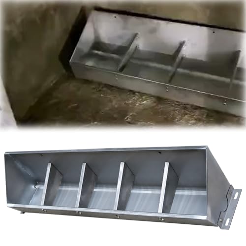 Futtertrog aus Edelstahl, langlebiges offenes Design für effiziente Heu und Wasserfütterung, ideal für Rinder, Pferde und Ziegen Futtertrog aus Edelstahl, langlebiges offenes Design für effiziente Heu und Wasserfütterung, ideal für Rinder, Pferde und Ziegen von Generisch