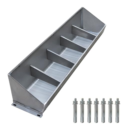 Futtertrog für Nutztiere, doppelseitig große Kapazität für die effiziente Outdoorfütterung von Ziegen, Schafen, Pferden, Rindern und Alpakas Futtertrog für Nutztiere, doppelseitig große Kapazität für die effiziente Outdoorfütterung von Ziegen, Schafen, Pferden, Rindern und Alpakas von Generisch