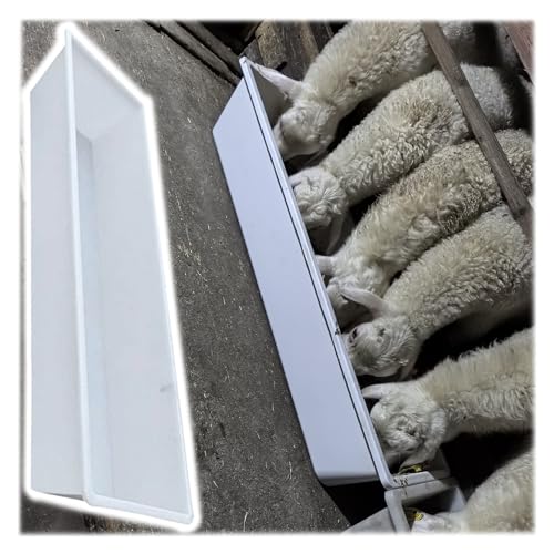 Futtertrog für Nutztiere, robuster Heu-Futterspender für Ziegen, Futtertrog und Viehfutterspender für 4, 5, 6, 7 Schafe, Kunststoff, Bauernhof, Weide, Schweinefuttereimer Futtertrog für Nutztiere, robuster Heu-Futterspender für Ziegen, Futtertrog und Viehfutterspender für 4, 5, 6, 7 Schafe, Kunststoff, Bauernhof, Weide, Schweinefuttereimer von Generisch