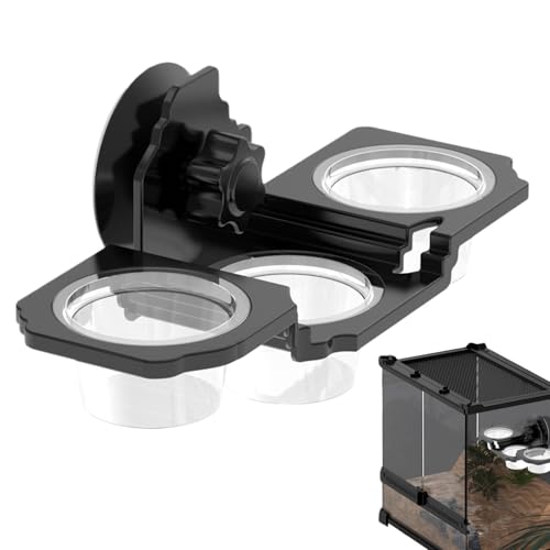 Gecko Feeder, Reptilien-Wassernapf – Saugnapf, Futterbecher, Terrarienschale für , Schildkröte, , Tankzubehör Gecko Feeder, Reptilien-Wassernapf – Saugnapf, Futterbecher, Terrarienschale für , Schildkröte, , Tankzubehör von Generisch