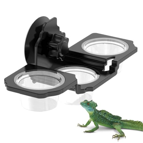 Gecko Feeder | Wasserschale Für Reptilien - Saugfütterung Für Terrarium, Chamäleonschale Schlange Zubehör Badewanne Gecko Feeder | Wasserschale Für Reptilien - Saugfütterung Für Terrarium, Chamäleonschale Schlange Zubehör Badewanne von Generisch