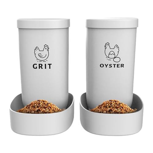 Geflügeltränken Für Hühner - 2-Teiliger Futterautomat Für Küken Entenfütterer,Wasserdichter FutterSpender Für Futter - Hof Hinterwand Bauernhof Kaninchen Katzen Enten Vögel Geflügeltränken Für Hühner - 2-Teiliger Futterautomat Für Küken Entenfütterer,Wasserdichter FutterSpender Für Futter - Hof Hinterwand Bauernhof Kaninchen Katzen Enten Vögel von Generisch