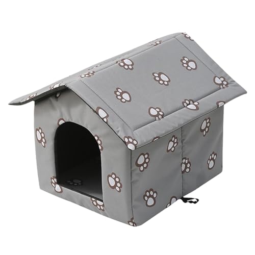 Gemütliches Katzenhaus - Katzenhütte für den Außenbereich, wetterbeständig, warmer Unterschlupf für Haustiere, isolierter Feral-Katzenhafen, gemütliches Katzenhaus mit Eingang, Katzenbetten für kaltes Gemütliches Katzenhaus - Katzenhütte für den Außenbereich, wetterbeständig, warmer Unterschlupf für Haustiere, isolierter Feral-Katzenhafen, gemütliches Katzenhaus mit Eingang, Katzenbetten für kaltes von Generisch