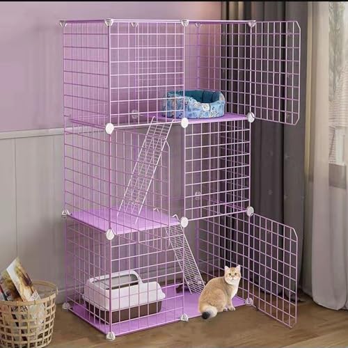Generic Großer Katzenkäfig, DIY Kleintierkäfig, Katzenkiste, Laufstall für den Innenbereich, abnehmbarer Metalldraht, Zwinger, großer Übungsplatz, faltbarer Hofzaun, Zwinger für 1-4 Katzen oder Generic Großer Katzenkäfig, DIY Kleintierkäfig, Katzenkiste, Laufstall für den Innenbereich, abnehmbarer Metalldraht, Zwinger, großer Übungsplatz, faltbarer Hofzaun, Zwinger für 1-4 Katzen oder von Generisch