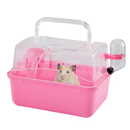 Generic Hamster-Tragetasche, Kaninchen-Reisetasche, Kleintierkäfig, Kaninchen-Reisetasche, tragbare Reisetasche für Zwerghamster, sicher und bequem von Generisch