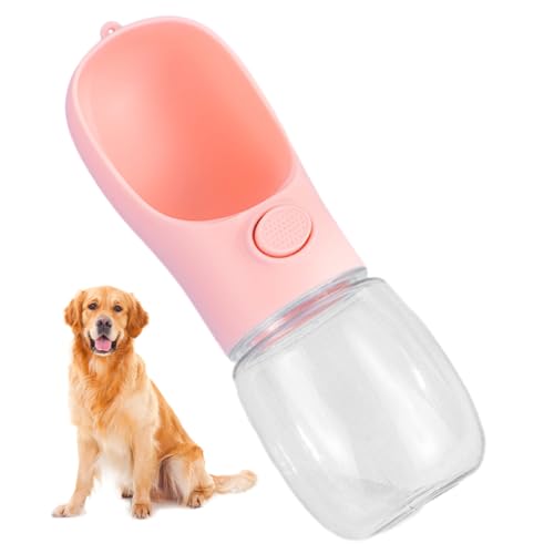 Generic Hunde-Wasserflasche, 350 ml Wasserflaschenspender – Trinkwasserbehälter für Welpen, kleine, mittelgroße und große Hunde von Generisch