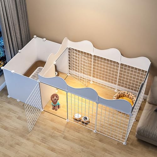 Generic Hundegehege für den Innenbereich, Katzenkäfig, Kaninchenstall, Metall, Haustier-Laufstall, Katzen-Übungsstall, Käfig, Hundehütte, faltbar, für Meerschweinchen, Kaninchen, Rennmäuse, Welpen Generic Hundegehege für den Innenbereich, Katzenkäfig, Kaninchenstall, Metall, Haustier-Laufstall, Katzen-Übungsstall, Käfig, Hundehütte, faltbar, für Meerschweinchen, Kaninchen, Rennmäuse, Welpen von Generisch