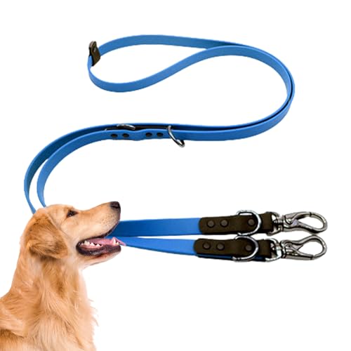 Generic Hundespaziergänge, wasserdichtes PVC-Zugseil, strapazierfähig, für große Hunde bis zu 100 kg, 2 Metallschnallen, Seile für Jagd und Spazierengehen von Generisch