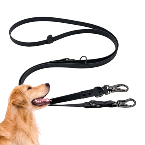 Generic Hundetraining | Wasserdichtes PVC-Traktionsseil zum Festbinden, robustes Gehen für große Hunde bis zu 100 kg, 2 Metallschnallen für Jagd und Spazierengehen von Generisch