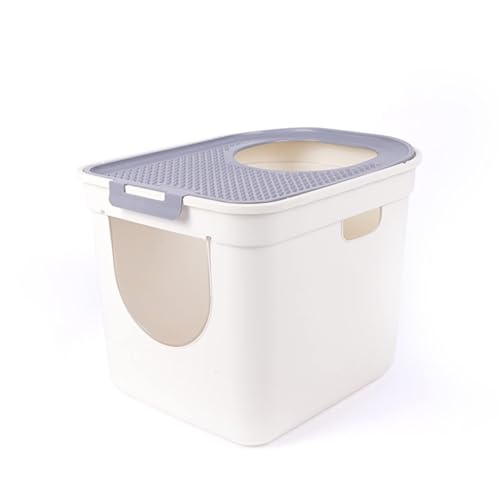 Generic Jumbo Katzentoilette mit Deckel, Katzentoilette mit Deckel, Katzentoilette mit Fronteingang oben, 52 x 41 x 39 cm Generic Jumbo Katzentoilette mit Deckel, Katzentoilette mit Deckel, Katzentoilette mit Fronteingang oben, 52 x 41 x 39 cm von Generisch