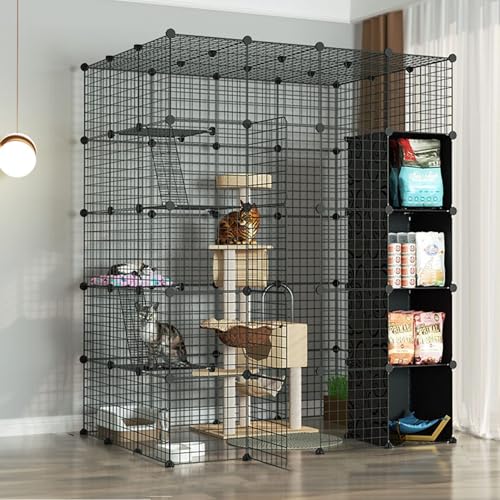 Generic Katzen-Laufstall – Katzenkäfig, Hundekäfige für Katzen, zum Selbermachen, Haustier-Laufstall, Übungshof, Zaunkäfig mit Tür für kleine Haustiere, Kaninchen, Igel, Katzen, Meerschweinchen Generic Katzen-Laufstall – Katzenkäfig, Hundekäfige für Katzen, zum Selbermachen, Haustier-Laufstall, Übungshof, Zaunkäfig mit Tür für kleine Haustiere, Kaninchen, Igel, Katzen, Meerschweinchen von Generisch