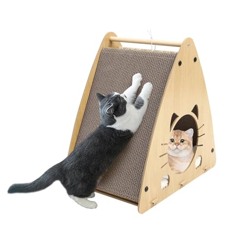 Generic Katzenkratzer, Innen, große Rassen, dreieckige Struktur, wasserdicht, belastbar, dichtes Zellstoff, lange Lebensdauer, vertikales Design, Wellpappe, Plüschtierbälle Generic Katzenkratzer, Innen, große Rassen, dreieckige Struktur, wasserdicht, belastbar, dichtes Zellstoff, lange Lebensdauer, vertikales Design, Wellpappe, Plüschtierbälle von Generisch