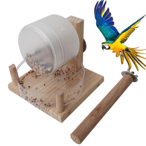 Generic Papageien-Futterstation | Futterspender für Vögel | wiederverwendbares Vogelfutterspielzeug, Sittichkäfig Zubehör für Nymphensittiche von Generisch