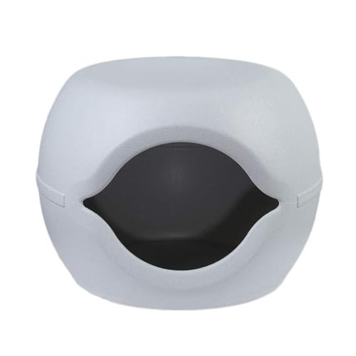 Generic Robuste Katzentoilette, vollständig geschlossene Katzentoilette, automatische Katzentoilette, spritzwassergeschützt, geräuscharmes PP-Harz, leicht zu reinigen, Grün (B) von Generisch