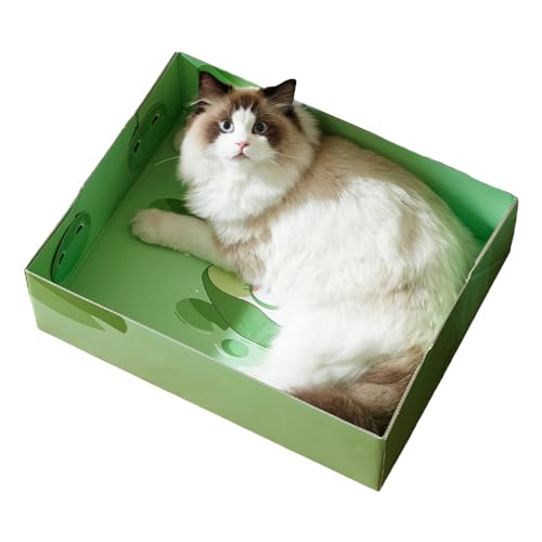 Generic Tragbare Katzentoilette für Katzen, faltbar, doppelseitig, wasserdicht, für Zuhause, Reisen, Picknick und Camping von Generisch
