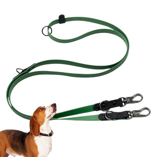 Generic Wasserdichtes PVC-Zugseil für Hunde, robustes Gehen für große Hunde bis zu 100 kg, 2 Metallschnallen, Seile für Jagd und Spazierengehen von Generisch