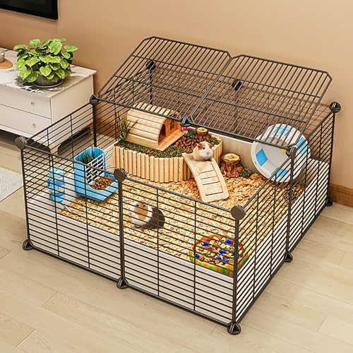 Generic bingomiynhg Kleintierkäfig, Meerschweinchenkäfig, Kaninchenkäfig, Rattenkäfig, kleiner Katzenkäfig, Welpenlaufstall, Haustierzaun für Welpen, Kaninchen, Kätzchen, Hamster, Meerschweinchen Generic bingomiynhg Kleintierkäfig, Meerschweinchenkäfig, Kaninchenkäfig, Rattenkäfig, kleiner Katzenkäfig, Welpenlaufstall, Haustierzaun für Welpen, Kaninchen, Kätzchen, Hamster, Meerschweinchen von Generisch