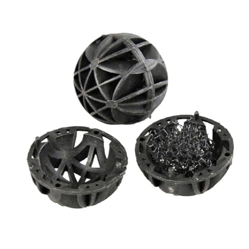 Generico Biologische Kugeln für Aquarienfilter, 26 mm, 36 mm und 46 mm, 10/20/40 Stück für Luftpumpe aus Baumwolle, nass/trocken, ideal für Aquarien und Teiche (10 Stück, Durchmesser 26 mm) von Generisch
