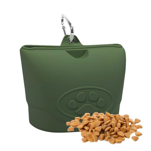 Generico Snack-Taschen für Tiertraining | Silikon-Tasche für Snacks | wasserdichter und geruchshemmender Rucksack für Haustierzubehör im Freien und Generico Snack-Taschen für Tiertraining | Silikon-Tasche für Snacks | wasserdichter und geruchshemmender Rucksack für Haustierzubehör im Freien und von Generisch