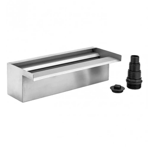 Generico Sun Sun CWF Wasserfall aus Edelstahl für Teiche, Brunnen und Bachläufe (CWF-30) von Generisch