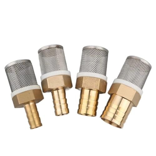 Generisch 1 Stück 16 mm 19 mm 25 mm 32 mm Schlauch-Wasserfiltersieb, Maschenfilter aus Messing und Edelstahl for Gartenbewässerung, Aquarium, Autowaschpumpe(16mm to 1 Inch) von Generisch