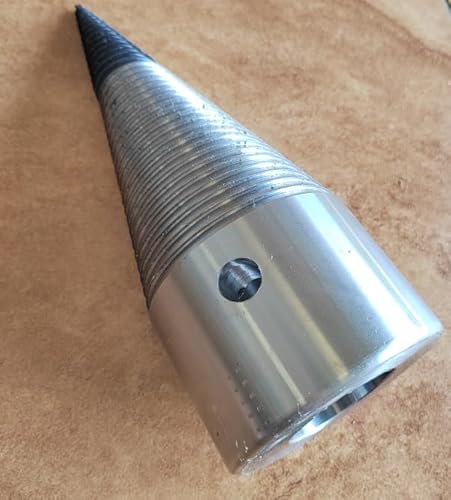 Generisch 100mm RECHTSGEWINDE + NUT Drillkegel Holzspalter Kegelspalter alle Aufnahmen (Bohrung 35mm + Nut) von Generisch